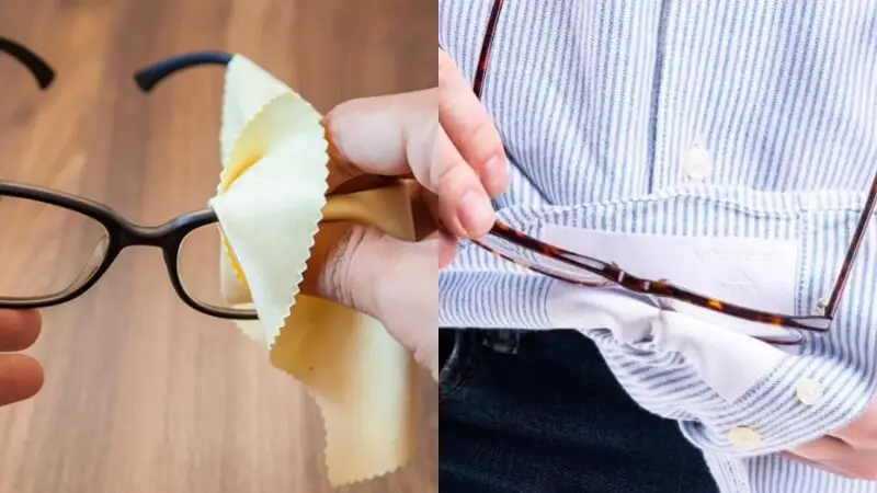 Hóa ra miếng vải đi kèm lúc mua kính không phải dùng để lau